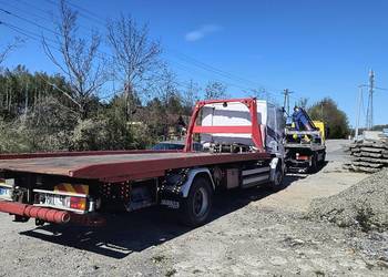 Płyta hydrauliczna 6,5m długości widły motyl platforma najazd Pomoc Drogowa