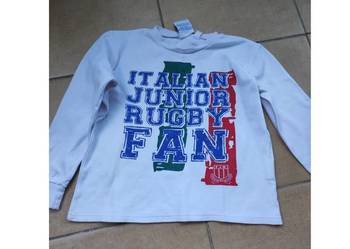 Italian Junior Rugby Fun włoska bluza bluzka koszulka t-shirt