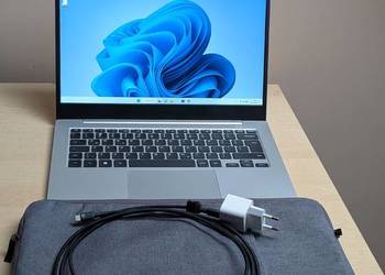 Laptop Samsung Galaxy Book Go 4/128 Snapdragon 7c gen 2 + Ładowarka