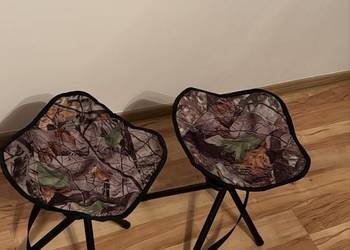 Nowe krzesła kempingowe na ryby, cena za dwie sztuki