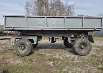 Przyczepa rolnicza Autosan D 47 4,5t wywrotka 3strony transport laweta Złoc