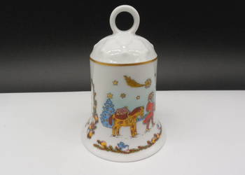 Dzwonek świąteczny porcelana HUTSCHENREUTHER 2003 Dzwonek świąteczny porcelana HUTSCHENREUTHER 2003