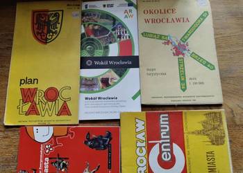 Wrocław plan miasta, centrum,okolice Wrocławia informator