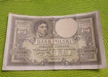 banknot polski 500 złotych z 1919r