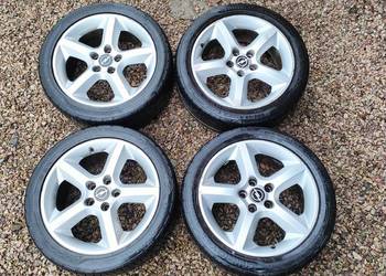 Felgi aluminiowe OPEL 5x110 R17 z oponami letnimi