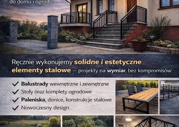 Solidne i estetyczne konstrukcje stalowe do domu i ogrodu