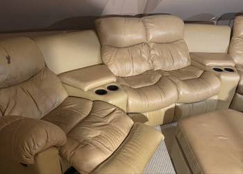 Kanapa czteroosobowa skórzana do kina