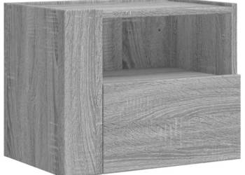 Wisząca szafka nocna szary dąb sonoma 45x30x35 cm WM-848321