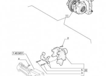 New Holland T6090 T6070 Zespol mech rozn 87657522
