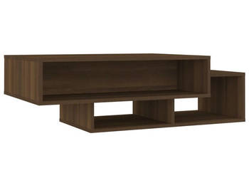 Stolik kawowy brązowy dąb 105x55x32 cm materiał drewnopochodny WM-815983