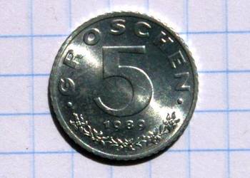 5 GROSCHEN 1989 ROK - AUSTRIA