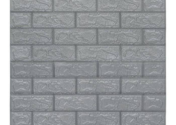 Panele 3D z imitacją cegły samoprzylepne 20 szt. antracytowe WM-150722
