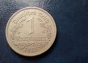Stare monety 1 marka 1935 A Niemcy