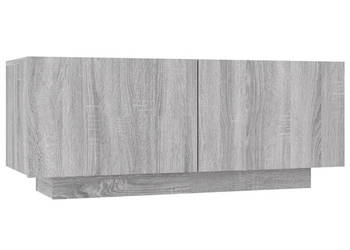 Szafka pod telewizor szary dąb sonoma 100x35x40 cm WM-815718