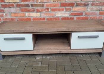 Komoda RTV akacja drewniana Szafka pod telewizor HH (777)