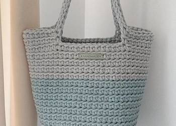 Torebka na ramię ze sznurka handmade