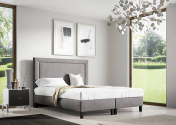 Łózko tapicerowane hotelowe z wezgłowiem K-3 180x200 ze stelażem PRODUCENT