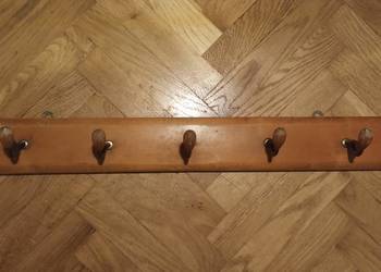 Drewniany wieszak PRL/Vintage