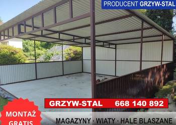 Zadaszenie – Garaż  |WIATA - HALA | MAGAZYN - Schowek -GRZYWSTAL