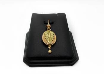 Złota zawieszka pr 583 3,01g | Liść
