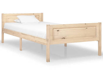 Rama łóżka lite drewno sosnowe 100 x 200 cm WM-322097