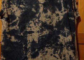 Podkoszulek koszulka Tie Dye granatowy niebieski 42 XL 44 XXL wysyłka