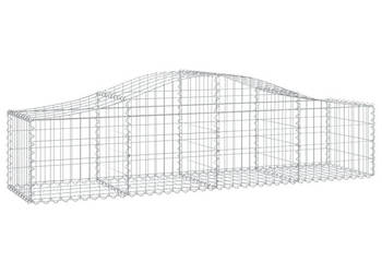 Kosze gabionowe 30 szt 200x50x40/60 cm galwanizowane żelazo WM-3145594