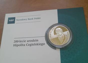 Moneta srebrna "200-lecie urodzin Hipolita Cegielskiego" 10 zł z 2013 r.