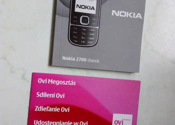 Instrukcja NOKIA 2700 classic