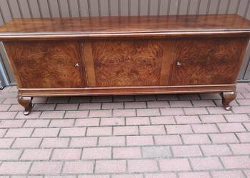 Komoda/ Szafka ART-DECO RTV Niska 180 Orzech Solidna Unikatowa Stara Antyk.