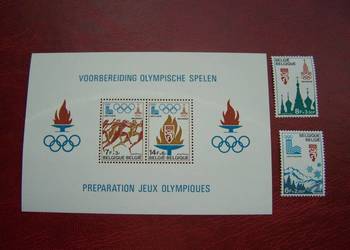 Belgia 1979 MNH Mi. 1965/66 Sport Olimpiada Moskwa 80