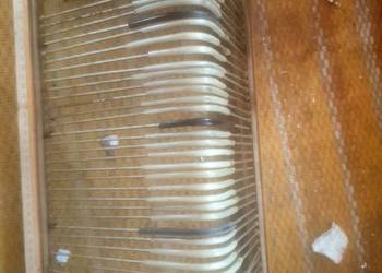 Stojak na 50 płyt winylowe / gramofonowe z prl firmy Jordanow