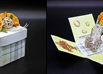 Exploding box chrzest ślub urodziny pudełko komunia rocznice