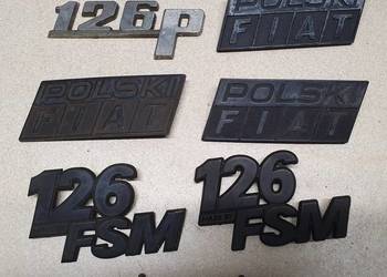 Emblemat. Znaczek 126 126p licencja fiat
