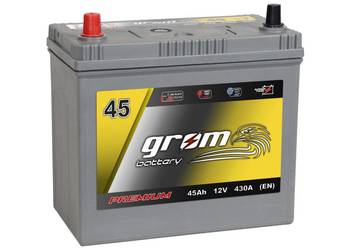 Akumulator GROM Premium 45Ah 430A Japan LEWY PLUS Dowóz !