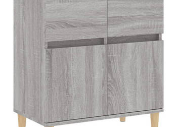 Komoda szary dąb sonoma 60x35x70 cm materiał drewnopochodny WM-819682