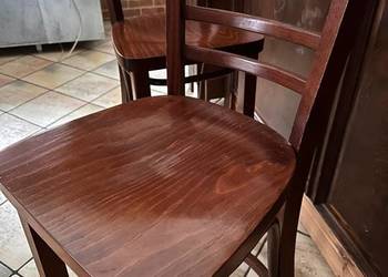 Hokery drewniane Paged, 6 sztuk