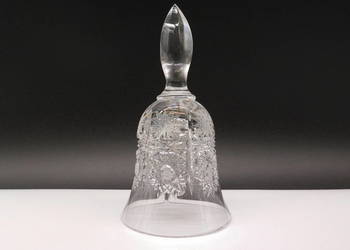 Dzwonek z kryształu ołowiowego Bohemia