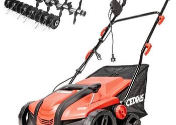 CEDRUS WE38 WERTYKULATOR DO TRAWY AREATOR 2w1 AERATOR + 2 WAŁKI 1800W / 38…