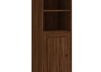 Szafka brązowy dąb 36x355x1035 cm materiał drewnopochodny WM-816327