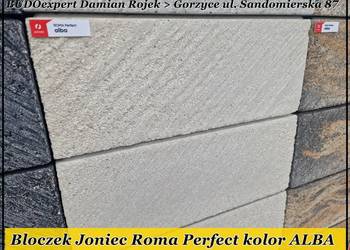 Bloczek Pustak Joniec Roma Perfect 50x20 ALBA gładki szczotkowany OD RĘKI