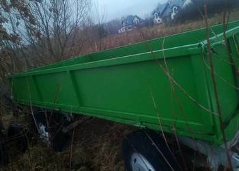 Przyczepa rolnicza d44. Dobry stan. Sztywna przyczepa