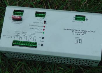 fotowoltaika Zasilacz UPS 724-08 B i bateria 24 V solary PV kontroler