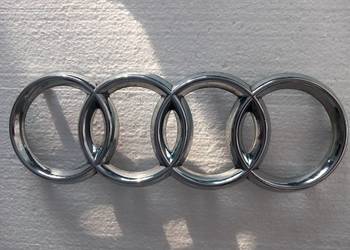 Oryginalny chromowany znaczek Audi