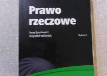 Podręcznik " Prawo rzeczowe" J. Ignatowicz, Krzysztof Stefan