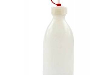 Kroplomierz PE-LD 30 ml z nasadką GL 14 czerwona nasadka