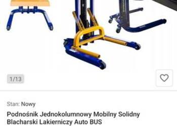 Pidnosnik jednokolumnowy mobilny
