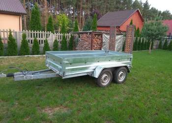 Przyczepka samochodowa Meyer Dmc 2 tony cała odnowiona podjazdy pod sprzęt