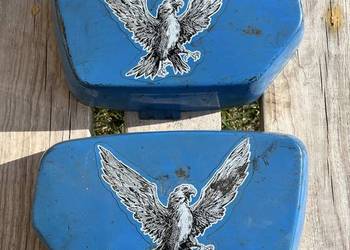 Boczki puszki pokrywy boczne CZ 350 Jawa Cezet Cezeta 472.5 472.6 6v 12v