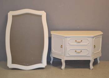 Biała szafka z lustrem nr 360 FiaF